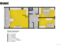 Pronájem bytu 3+kk, Praha - Čimice, Křivenická, 71 m2
