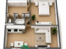 Pronájem bytu 2+kk, Mělník, Bezručova, 43 m2