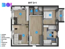 Prodej bytu 3+1, Třinec, Sosnová, 62 m2