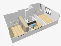 Prodej bytu 3+1, Stříbro, Brožíkova, 56 m2