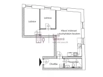 Pronájem bytu 3+kk, Jindřichův Hradec - Jindřichův Hradec I, nám. Míru, 57 m2