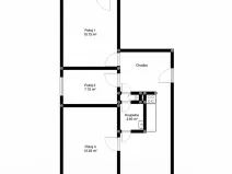 Pronájem bytu 3+1, Kadaň, Na Podlesí, 68 m2