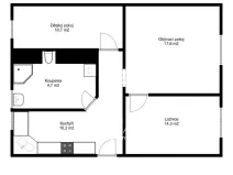 Prodej bytu 3+1, Pardubice, Sezemická, 58 m2