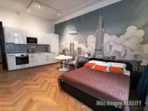 Pronájem bytu 1+kk, Praha - Nové Město, Hálkova, 31 m2