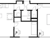 Prodej bytu 3+kk, Praha - Záběhlice, Struhařovská, 55 m2