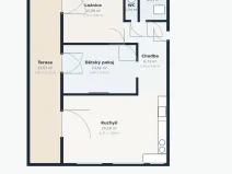 Pronájem bytu 3+kk, Plzeň, K Zelené louce, 74 m2