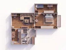 Prodej bytu 3+1, Teplice - Trnovany, Štúrova, 64 m2