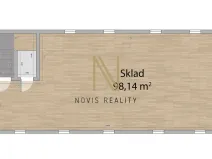 Pronájem skladu, Hrádek, Rokycanská, 100 m2