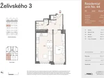 Prodej bytu 2+kk, Praha, Jana Želivského, 47 m2