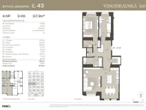 Prodej bytu 3+kk, Praha, Vinohradská, 107 m2