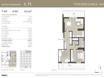 Prodej bytu 3+kk, Praha, Vinohradská, 78 m2