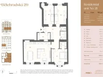 Prodej bytu 4+kk, Praha, Bělehradská, 125 m2