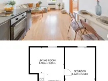 Pronájem bytu 2+kk, Praha - Žižkov, Jeseniova, 45 m2