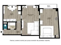 Prodej bytu 2+1, Benešov, Zapova, 62 m2