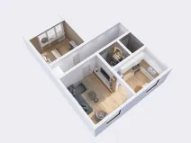 Pronájem bytu 2+1, Olomouc - Nová Ulice, Vojanova, 58 m2