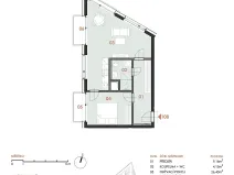 Prodej bytu 2+kk, Brno, Příční, 54 m2