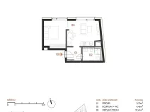 Prodej bytu 2+kk, Brno, Příční, 38 m2