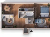 Prodej bytu 3+kk, Meziboří, J. A. Komenského, 50 m2
