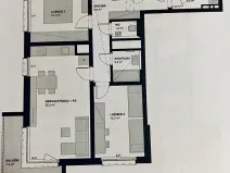Pronájem bytu 3+kk, Praha - Kamýk, Hodkovická, 80 m2