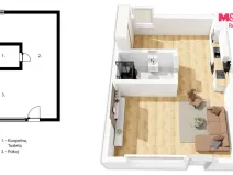 Pronájem obchodního prostoru, Kladno - Švermov, Svojsíkova, 45 m2