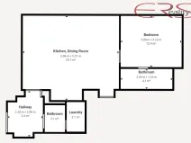 Pronájem bytu 2+kk, Jablonec nad Nisou, Komenského, 54 m2