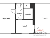 Pronájem bytu 2+1, Opava - Předměstí, Rooseveltova, 53 m2