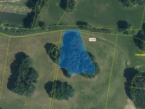 Dražba pozemku, Kadov, 3469 m2