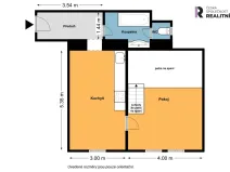 Pronájem bytu 1+1, Praha - Nové Město, Podskalská, 48 m2