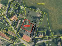 Prodej pozemku, Chorušice, 850 m2