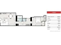 Pronájem bytu 2+kk, Praha - Nusle, K podjezdu, 49 m2