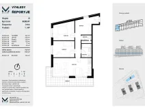 Prodej bytu 3+kk, Praha - Řeporyje, Jáchymovská, 75 m2