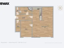 Pronájem bytu 2+kk, Velké Meziříčí, Františkov, 66 m2