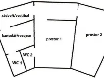 Prodej obchodního prostoru, Cheb - Háje, 70 m2