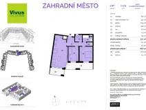 Prodej bytu 3+kk, Praha - Záběhlice, Želivecká, 81 m2