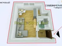Prodej bytu 1+kk, Dolní Benešov, Osada míru, 21 m2