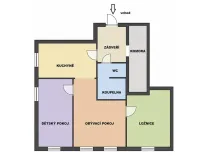 Prodej bytu 3+1, Trutnov - Poříčí, Voletinská, 87 m2
