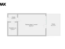 Pronájem bytu 1+kk, Třebíč - Nové Město, Modřínová, 38 m2