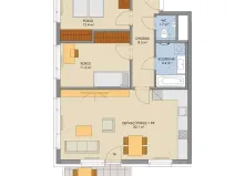 Prodej bytu 3+kk, Praha - Hlubočepy, Gollové, 71 m2
