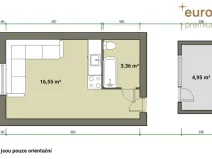 Prodej bytu 1+kk, Nové Sedlo, Sadová, 20 m2