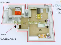Prodej bytu 3+kk, Opava, Mírová, 75 m2