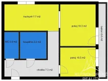 Prodej bytu 2+1, Kutná Hora, Hašplířská, 53 m2