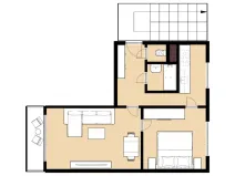 Prodej bytu 2+1, Česká Lípa, Bendlova, 53 m2