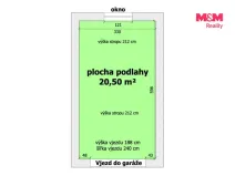 Pronájem garáže, Ostrava, Prokopská, 20 m2