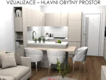 Pronájem bytu 2+kk, Brno, Komárovská, 52 m2