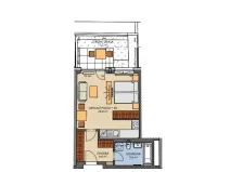 Prodej bytu 1+kk, Praha - Chodov, Bartůňkova, 38 m2