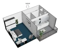 Prodej bytu 1+1, Brno, Nejedlého, 38 m2