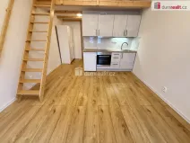Pronájem bytu 1+kk, Praha - Smíchov, Na Valentince, 42 m2