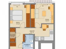 Prodej bytu 2+1, Praha - Stodůlky, Svitákova, 55 m2