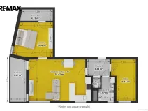 Pronájem bytu 3+kk, Praha - Střížkov, Makedonská, 68 m2
