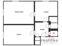 Pronájem bytu 2+1, Opava - Předměstí, Horovo náměstí, 64 m2